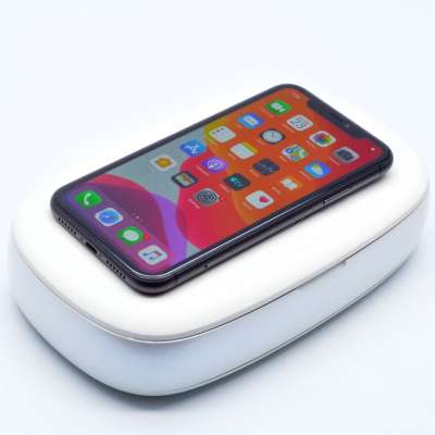 Multiple Function Smartphone UV Sterilizer Box Ultraviolet Light Phone Sterilizer with Wireless Charger